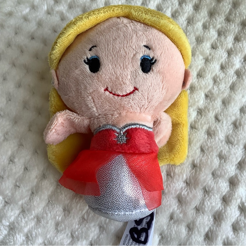 Hallmark Itty Bittys Holiday Barbie Plush Stuffed Doll Toy